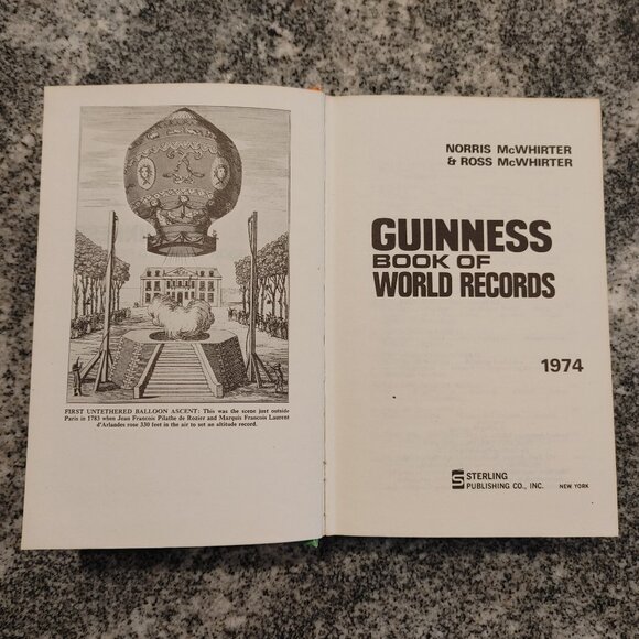 Guinness Book Of World Records 1974 By Norris & Ross McWhirter - Picture 8 of 12